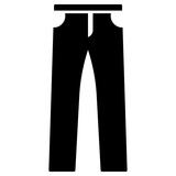 trousers icon, simple vector design