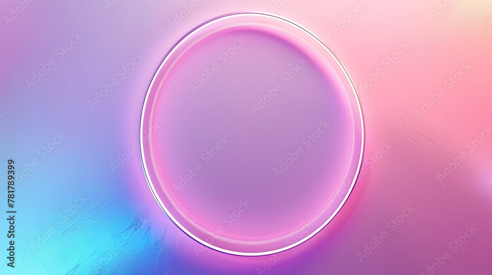 Abstract spectrum holographic background with circle a trendy colorful backdrop in pastel neon color Abstract spectrum holographic background with circle a trendy colorful backdrop in pastel neon color