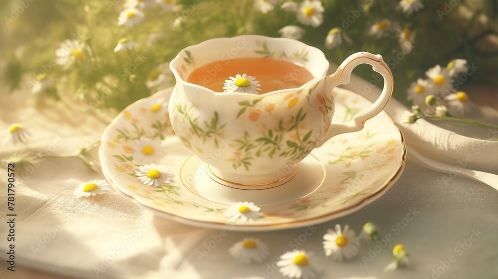 カモミールティーとカモミールの花11