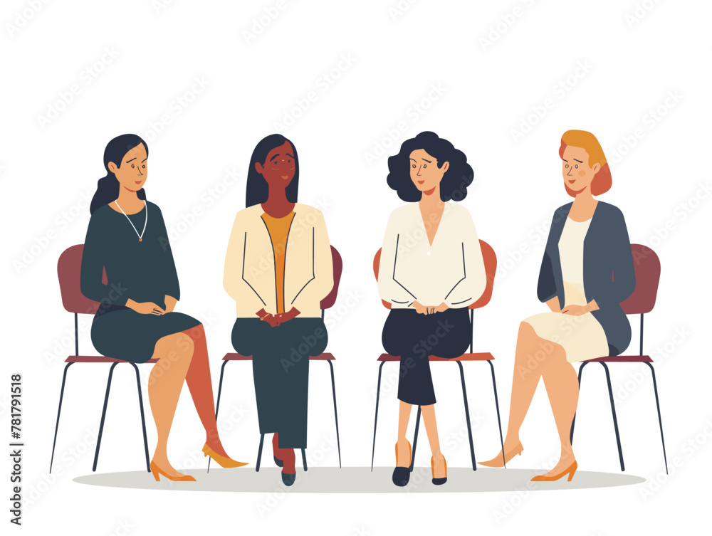 Obraz premium Female Leaders: Breaking Barriers, Empowering the Future