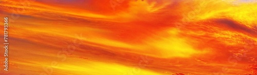 fiery explosion background of hot with drama sky