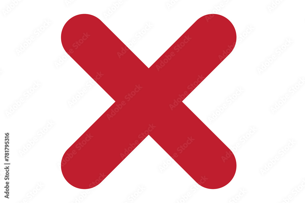 Obraz premium Cross icon