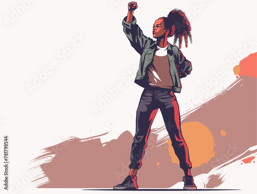 Unwavering Conviction: A Protester's Moral Strength Amidst Oppression