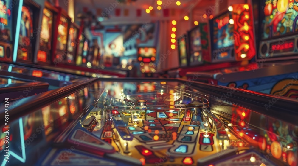 Retro Pinball Machines and Pop Art, The Arcade Reimagined