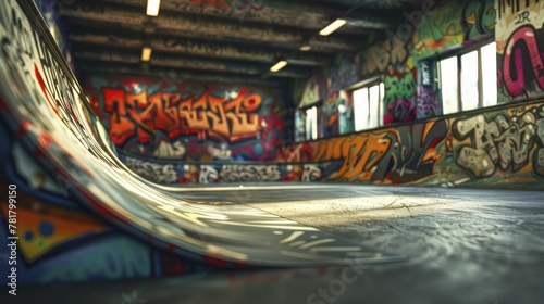Skateboarding enthusiasts showcase their skills on vibrant half pipes and graffiti-adorned walls at Retro Active Skate Parks.