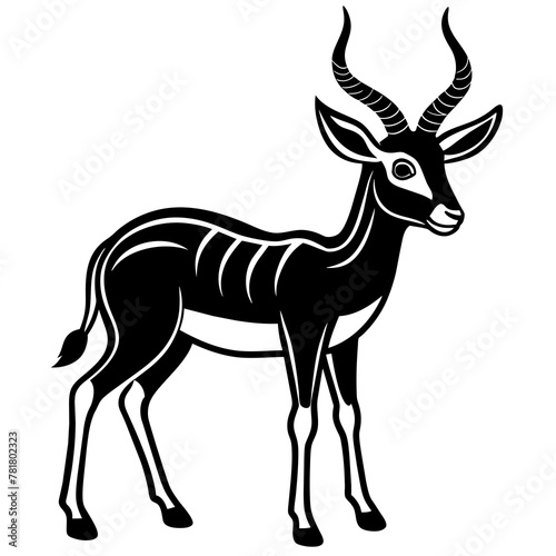 silhouette of a deer © bizboxdesigner