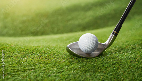 ゴルフ。ゴルフドライバーとゴルフボール。golf. golf driver and golf ball.
