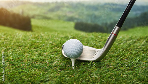 ゴルフ。ゴルフドライバーとゴルフボール。golf. golf driver and golf ball.