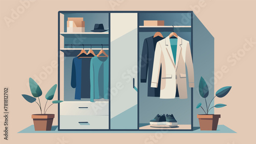 A thoughtfully planned wardrobe featuring a limited selection of essential quality pieces that never go out of style promoting a more