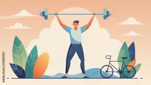 After years of leading a sedentary lifestyle someone sets a goal to become more active and transforms their body through various forms of