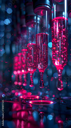 Captivating Neon Infused Glass Sculptures Showcase Technological