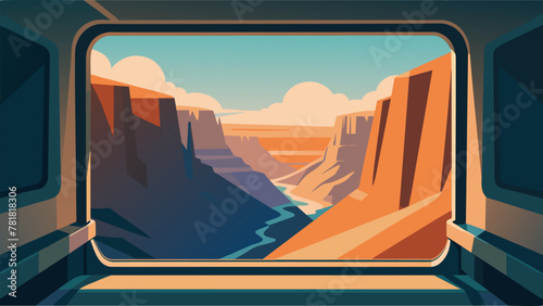 As we drove through the winding roads the vans windows offered a breathtaking panoramic view of the vastness before us. The canyon stretched