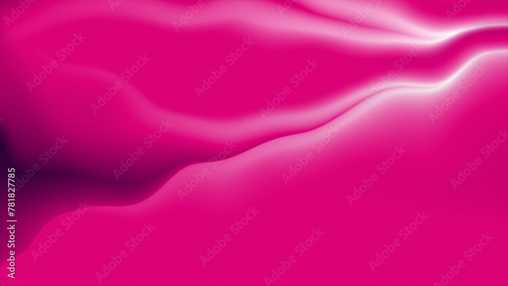 Fototapeta premium Bright pink smooth blurred wavy abstract elegant background