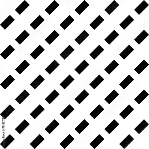 Abstract black and white pattern background - repeating seamless vector graphic design