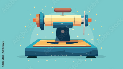 Paper hole puncher icon vector design template 2d f photo
