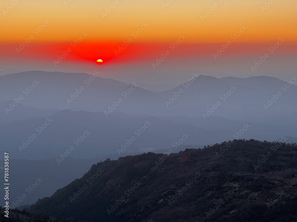 Sunset view at Mt Buffalo Sunset view at Mt Buffalo