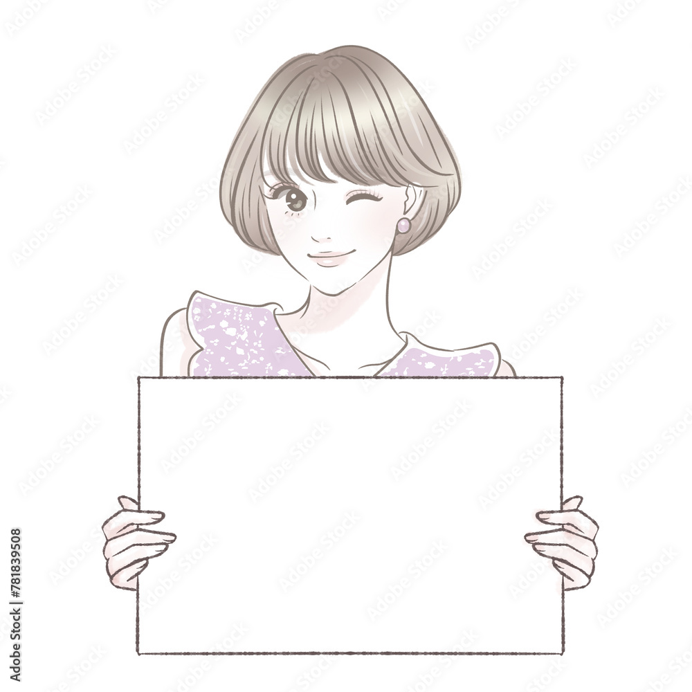 女性・女の子のイラスト素材 女性・女の子のイラスト素材