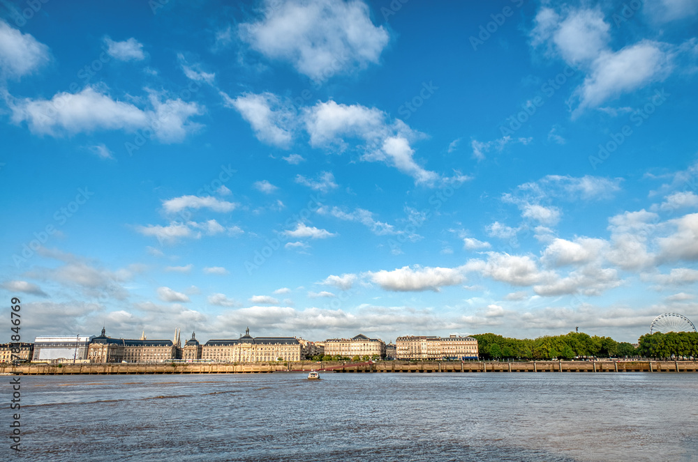 Bordeaux, center of the famous wine region, is a port city on the Garonne River in southwestern France. It is known for its Gothic cathedral of Saint André,