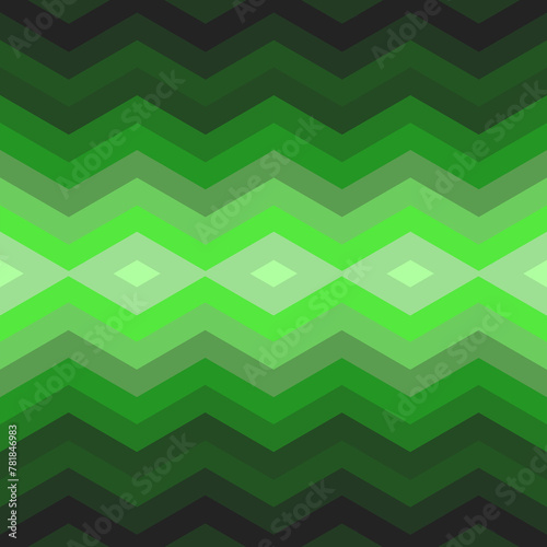 green modern geometric abstract pattern. Seamless background