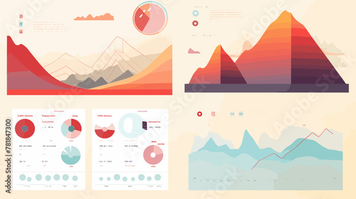 Concept vector illustration of presentation background