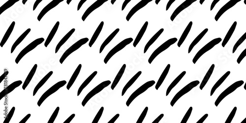 Seamless brush pattern   hand drawn geometry background