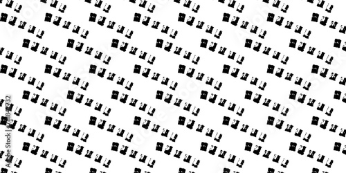 Seamless brush pattern   hand drawn geometry background