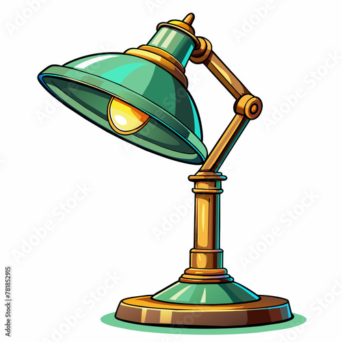 lamp , ultrarealistic, white Background