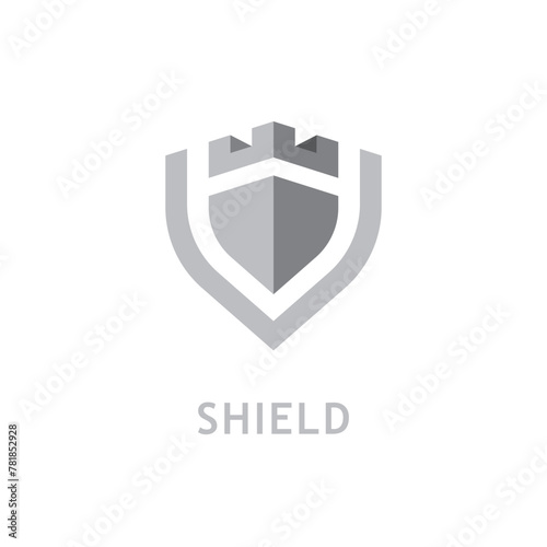 Free Download Shield logo template design. vector shield  icon - GFXLoad