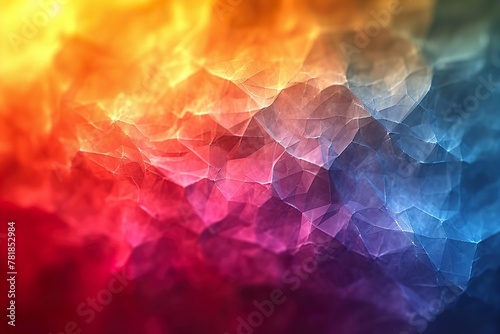 vibrant minimal multicolored polygonal background photo