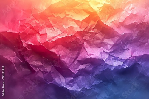 vibrant minimal multicolored polygonal background photo