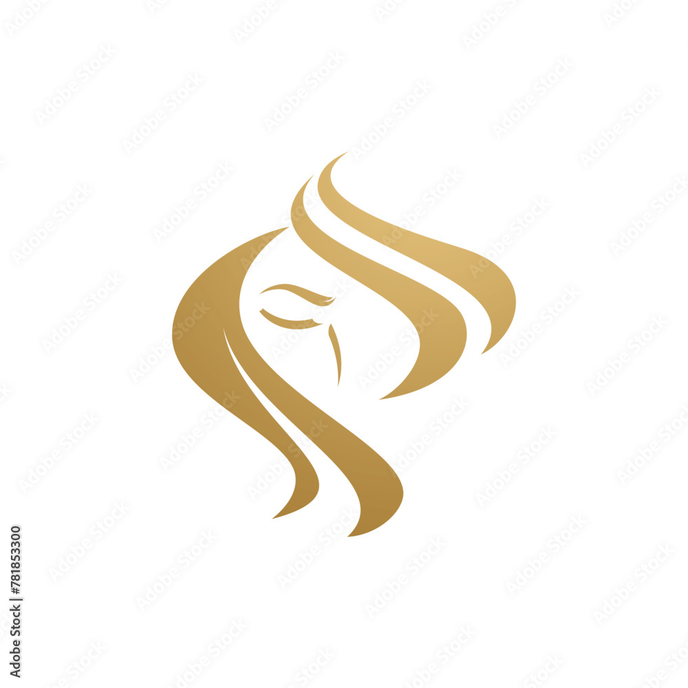 Obraz premium Beauty women long hair style icon