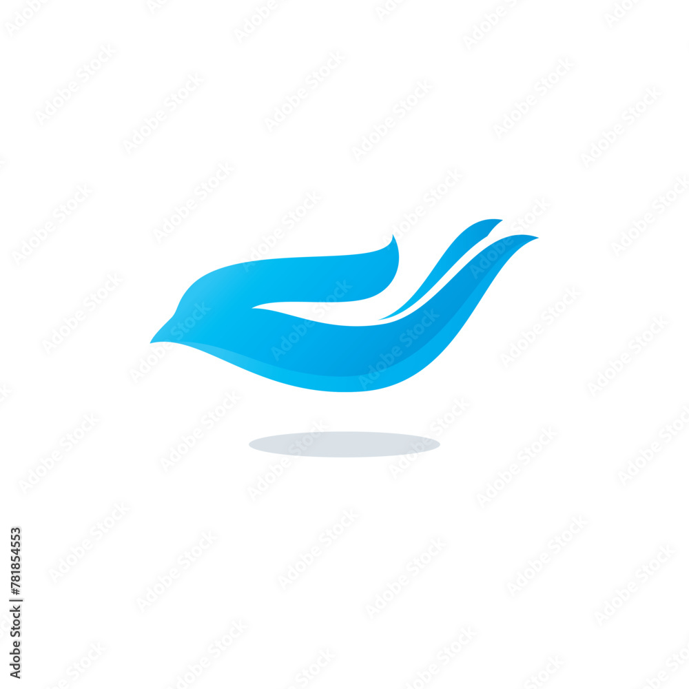 Hand care logo template vector design Hand care logo template vector design