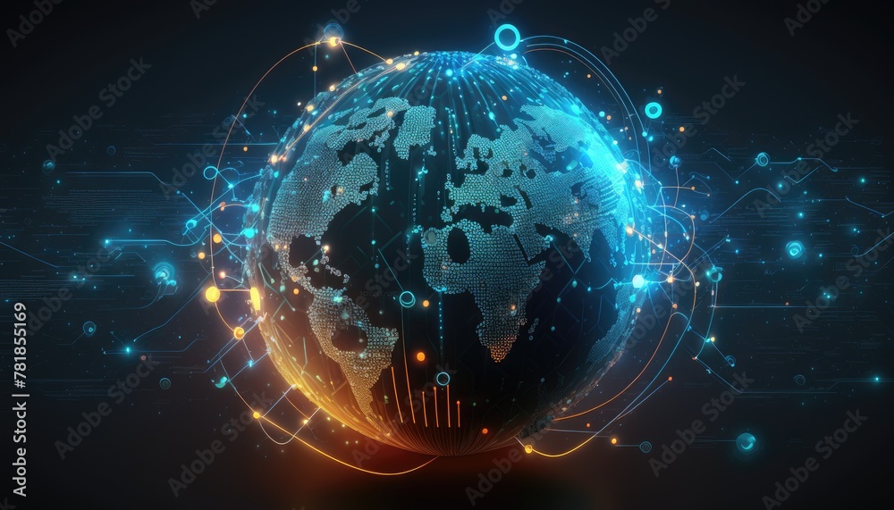 Information technology background, network communication Information technology background, network communication