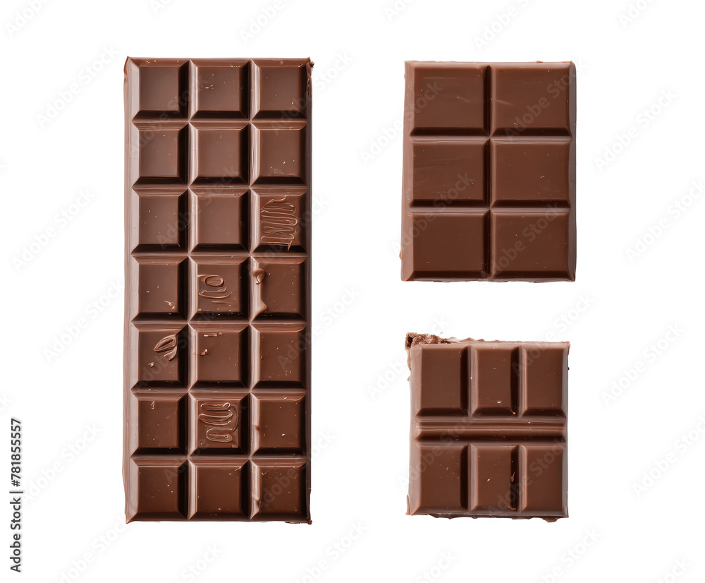 set of chocolate bars set of chocolate bars