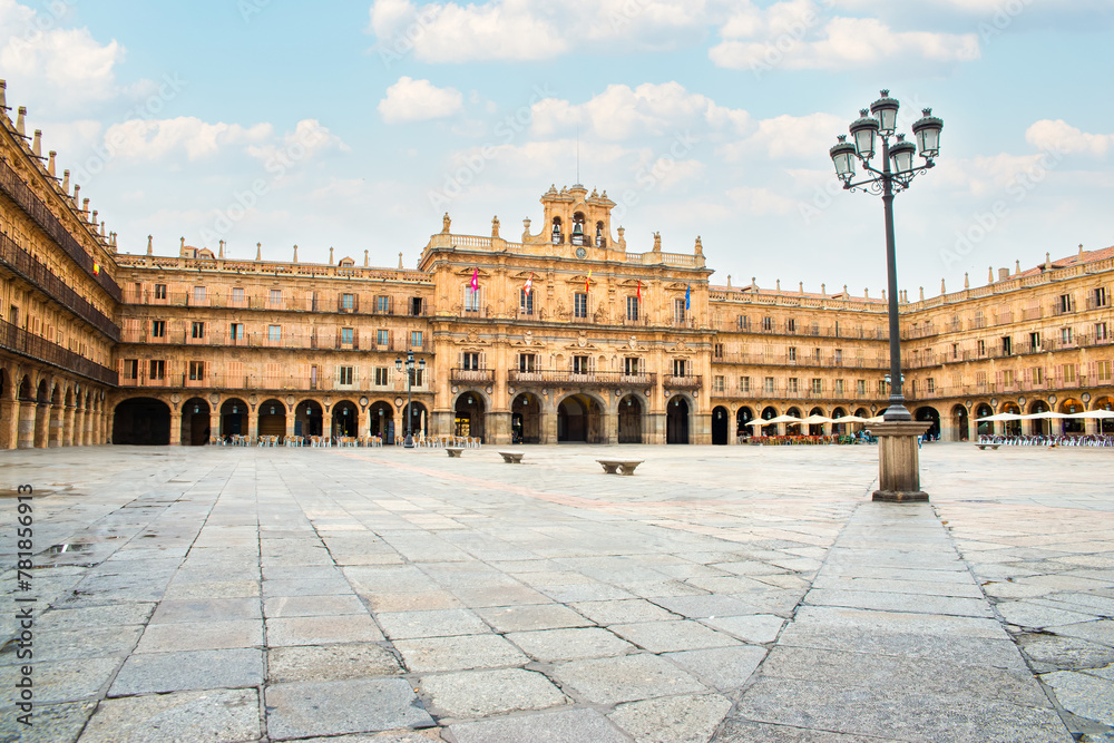 Main Square in  Salamanca, Castile and Lion.