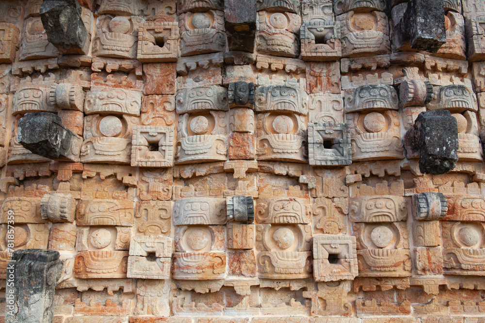 Detail of majestic Kabah ruins ,Mexico. Detail of majestic Kabah ruins ,Mexico.
