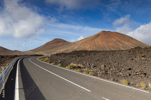 Los Volocanes Natural Park is situated surrounding the Timanfaya photo