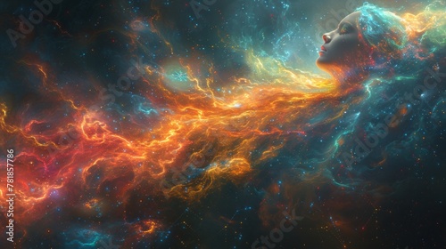 Interstellar Meditation: Inner Peace in the Cosmos © yuchen