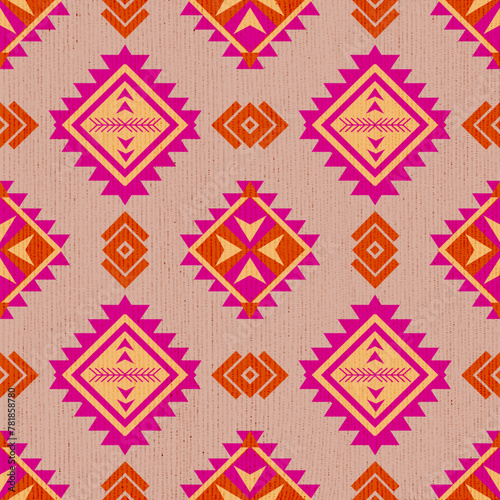 American indian motifs. native american pattern, Vector seamless decorative ethnic pattern. Ethnic geometric pattern native american mexican navajo tribal motif.
