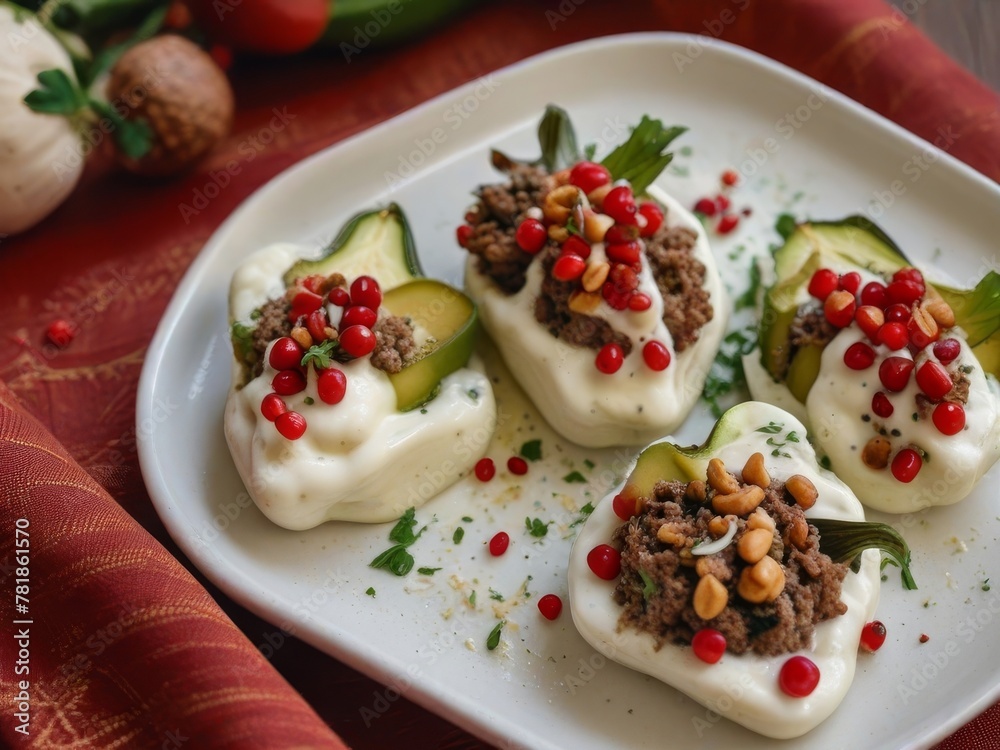 Delicious Chiles en Nogada Mexican Cuisine Delicious Chiles en Nogada Mexican Cuisine