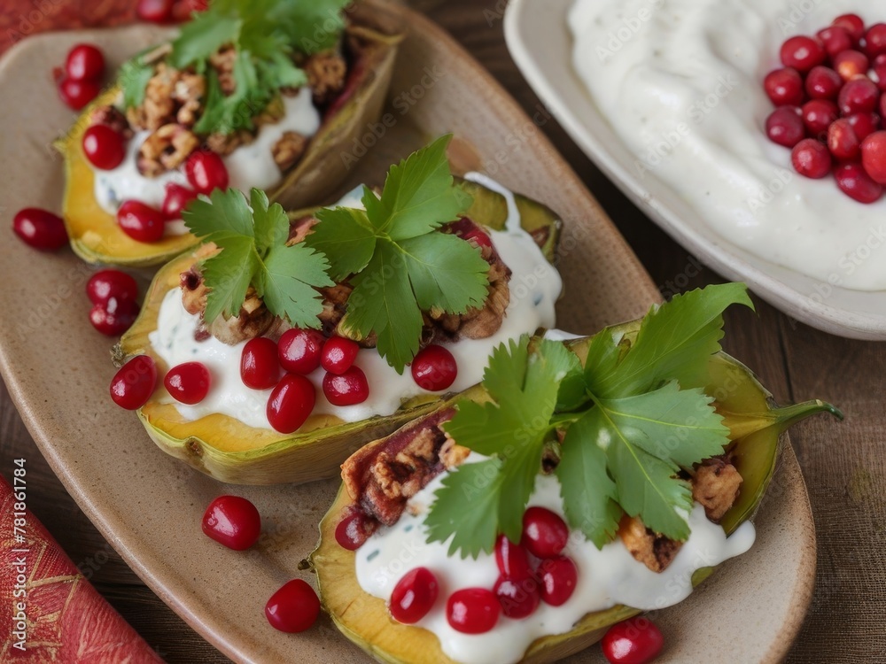 Delicious Chiles en Nogada Mexican Cuisine Delicious Chiles en Nogada Mexican Cuisine