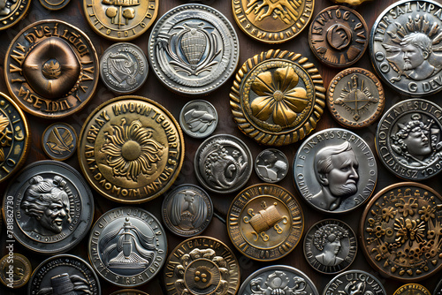 A Collection of Rare, Historically Significant Numismatic Coins of Intricate Designs and High Value