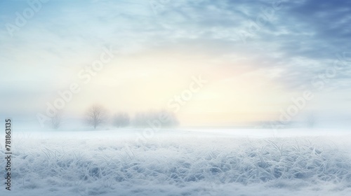 Glistening Snowflakes on Winter Morning, Soft Blue Sky, Magical Frosted Nature © Tessa