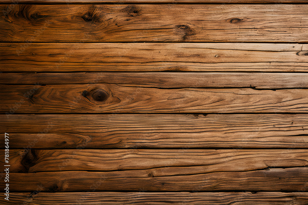 Naklejka premium Brown wood Wall Paneling texture background