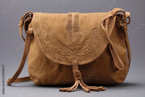 old leather bag photo