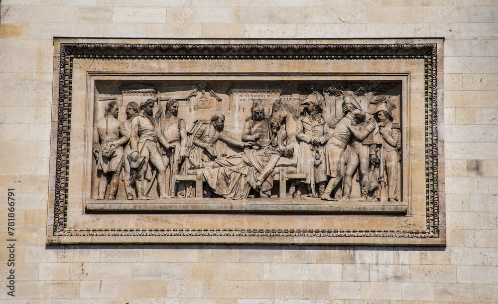 Arc de Triomphe Mort de Marceau Paris, France