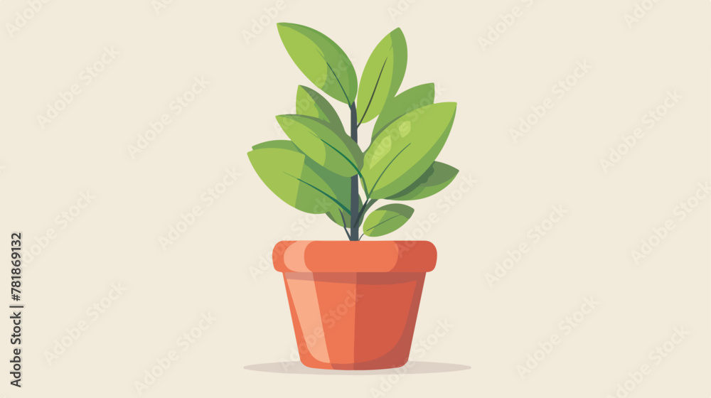 Plant icon vector illustration symbol design 2d fla