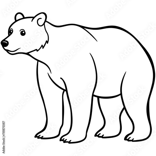 polar bear vector illustration © Ferdous