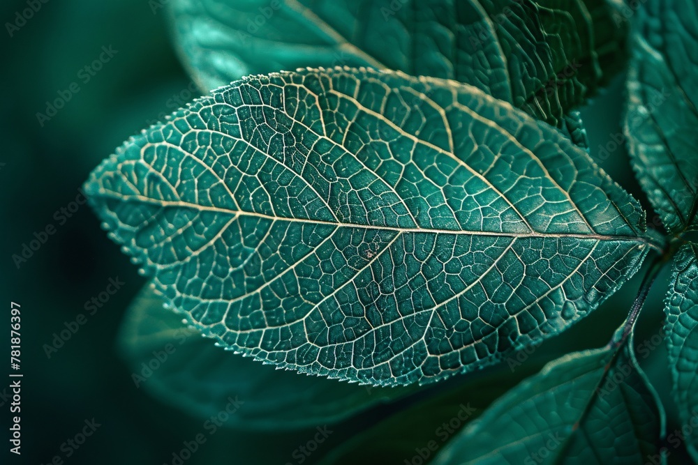 The Leaf's Journey A Close-up Exploration of Nature's Patterns Generative AI The Leaf's Journey A Close-up Exploration of Nature's Patterns Generative AI