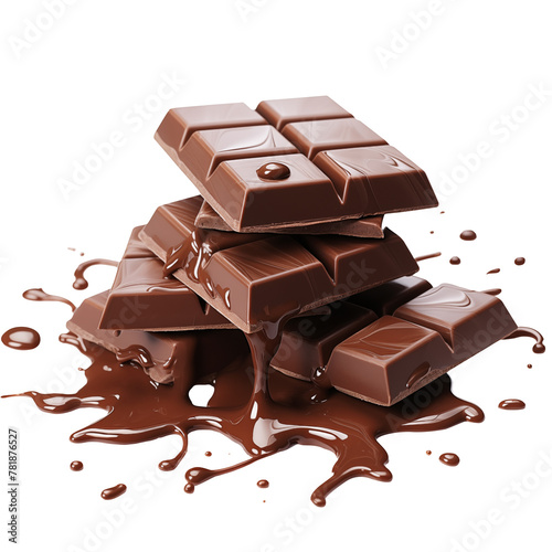 chocolate splashisolated on transparent background Remove png, Clipping Path, pen tool photo